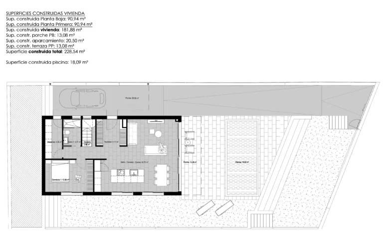 Planos Calma Mas Alba en Sant Pere de Ribes